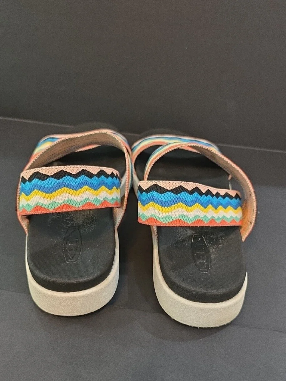 Keen Women's Multi-Color Zigzag Strap Sandals Size 11 - Picture 7 of 10